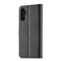 For Samsung Galaxy A05S LC.IMEEKE Calf Texture Leather Phone Case(Black)