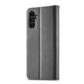 For Samsung Galaxy A05S LC.IMEEKE Calf Texture Leather Phone Case(Grey)