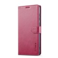 For Samsung Galaxy A05 LC.IMEEKE Calf Texture Leather Phone Case(Red)
