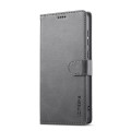 For Samsung Galaxy A05 LC.IMEEKE Calf Texture Leather Phone Case(Grey)