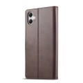 For Samsung Galaxy A05 LC.IMEEKE Calf Texture Leather Phone Case(Coffee)