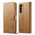 For Samsung Galaxy S24 5G LC.IMEEKE Calf Texture Leather Phone Case(Brown)