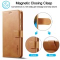 For Samsung Galaxy S24 5G LC.IMEEKE Calf Texture Leather Phone Case(Brown)