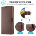 For Samsung Galaxy S24 Ultra 5G LC.IMEEKE Calf Texture Leather Phone Case(Coffee)