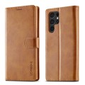 For Samsung Galaxy S24 Ultra 5G LC.IMEEKE Calf Texture Leather Phone Case(Brown)