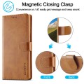 For Samsung Galaxy S24 Ultra 5G LC.IMEEKE Calf Texture Leather Phone Case(Brown)