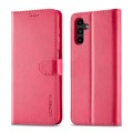 For Samsung Galaxy A15 5G LC.IMEEKE Calf Texture Leather Phone Case(Red)