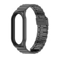 For Xiaomi Mi Band 8 Mijobs CS Case Bamboo Buckle Metal Watch Band(Black)