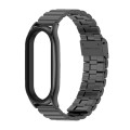 For Xiaomi Mi Band 8 Mijobs Plus Case Bamboo Buckle Metal Watch Band(Black)