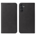 For Samsung Galaxy A34 5G Magnetic Closure Leather Phone Case(Black)