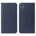For Samsung Galaxy A05 Magnetic Closure Leather Phone Case(Blue)