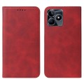 For Realme C53 Magnetic Closure Leather Phone Case(Red)