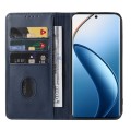 For Realme 12 Pro / 12 Pro+ Magnetic Closure Leather Phone Case(Blue)