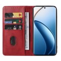 For Realme 12 Pro / 12 Pro+ Magnetic Closure Leather Phone Case(Red)
