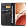 For OPPO A3 Pro 5G Magnetic Closure Leather Phone Case(Black)