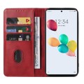 For ZTE Anshin Family JP /A303ZT Magnetic Closure Leather Phone Case(Red)