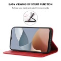 For ZTE Blade A54 Magnetic Closure Leather Phone Case(Red)