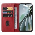 For ZTE Libero 5G IV Magnetic Closure Leather Phone Case(Red)
