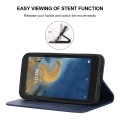 For ZTE Blade A31 Lite Magnetic Closure Leather Phone Case(Blue)
