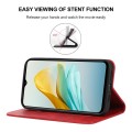 For ZTE Blade A53+ Magnetic Closure Leather Phone Case(Red)