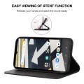 For CAT S53 Magnetic Closure Leather Phone Case(Black)
