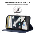 For CAT S53 Magnetic Closure Leather Phone Case(Blue)