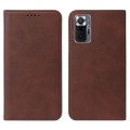 For Xiaomi Mi Note 10 Pro Magnetic Closure Leather Phone Case(Brown)