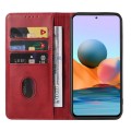 For Xiaomi Mi Note 10 Pro Magnetic Closure Leather Phone Case(Red)