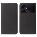 For Xiaomi Poco M6 Pro 5G Magnetic Closure Leather Phone Case(Black)
