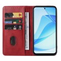 For Xiaomi Redmi 12 5G Magnetic Closure Leather Phone Case(Red)