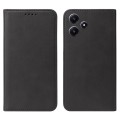 For Xiaomi Redmi Note 12R Magnetic Closure Leather Phone Case(Black)
