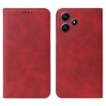 For Xiaomi Redmi Note 12R Magnetic Closure Leather Phone Case(Red)