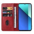 For Xiaomi Redmi Note 13 4G Magnetic Closure Leather Phone Case(Red)