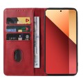 For Xiaomi Redmi Note 13 Pro 4G Magnetic Closure Leather Phone Case(Red)
