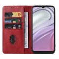 For Motorola Moto G20 Magnetic Closure Leather Phone Case(Red)