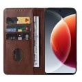 For Tecno Camon 30 4G/5G Magnetic Closure Leather Phone Case(Brown)
