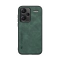 For Xiaomi Redmi Note 13 Pro+ 5G Skin Feel Magnetic Leather Back Phone Case(Green)