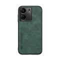 For Xiaomi Redmi 13C Skin Feel Magnetic Leather Back Phone Case(Green)