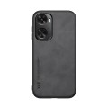 For Huawei nova 11 SE Skin Feel Magnetic Leather Back Phone Case(Dark Grey)