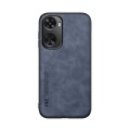 For Huawei nova 11 SE Skin Feel Magnetic Leather Back Phone Case(Blue)