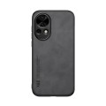 For Huawei nova 12 Skin Feel Magnetic Leather Back Phone Case(Dark Grey)