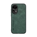 For Huawei nova 12 Skin Feel Magnetic Leather Back Phone Case(Green)