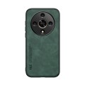 For Honor X9b Skin Feel Magnetic Leather Back Phone Case(Green)