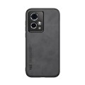 For Honor 90 GT Skin Feel Magnetic Leather Back Phone Case(Dark Grey)