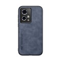 For Honor 90 GT Skin Feel Magnetic Leather Back Phone Case(Blue)