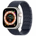 For Apple Watch Ultra 49mm Carbon Fiber Magnetic Loop Watch Band(Midnight Blue)
