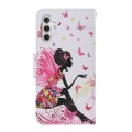 For Samsung Galaxy S23 FE 5G 3D Colored Drawing Flip Leather Phone Case(Dance Girl)