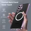For Samsung Galaxy S24 Ultra 5G MagSafe Magnetic Frosted Metal Phone Case(Purple)