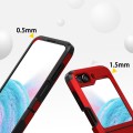 For Samsung Galaxy Z Flip5 SGP Armor 2 in 1 Color Contrast TPU Hybrid PC Phone Case(Red)