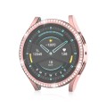 For Samsung Galaxy Watch 6 40mm Diamond Hollow PC Watch Protective Case(Pink)
